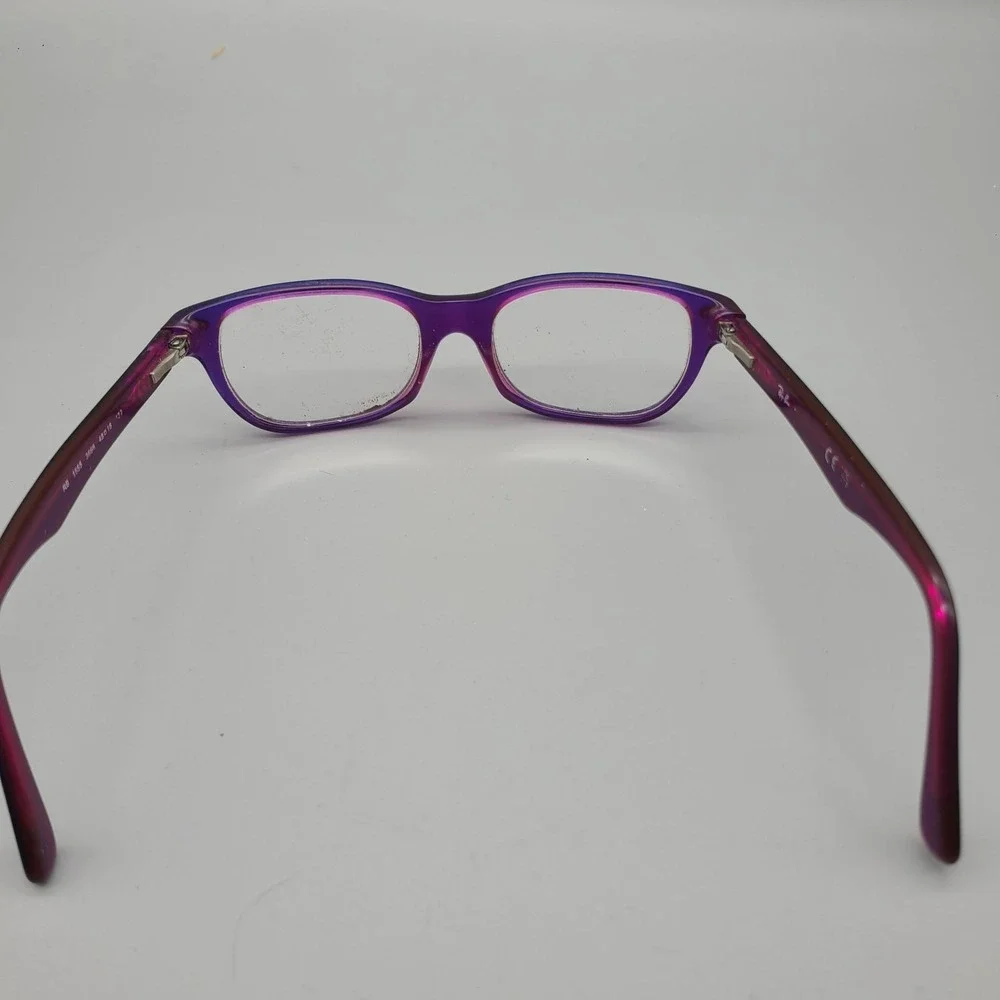 Ray-Ban Kids Eyeglasses Frames RB1555 3666 Purple Pink Square Full Rim 48-16-130